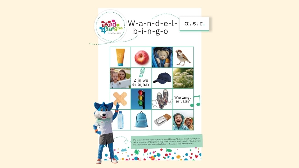 Wandelbingo voor de Avond4daage