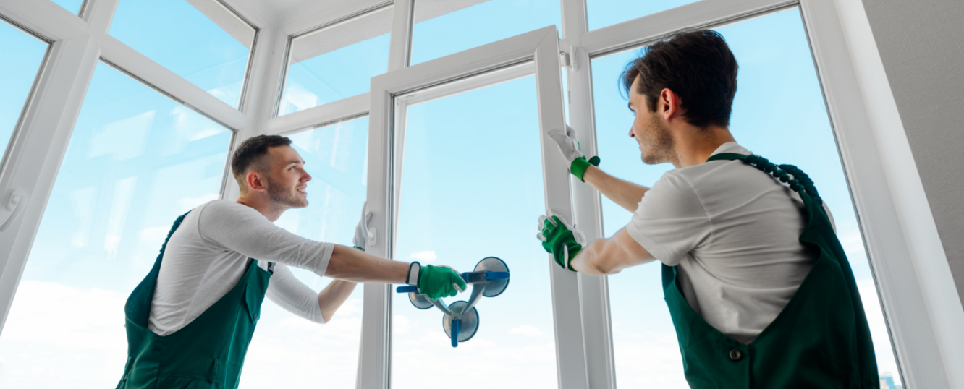 Glaszetters plaatsen raam